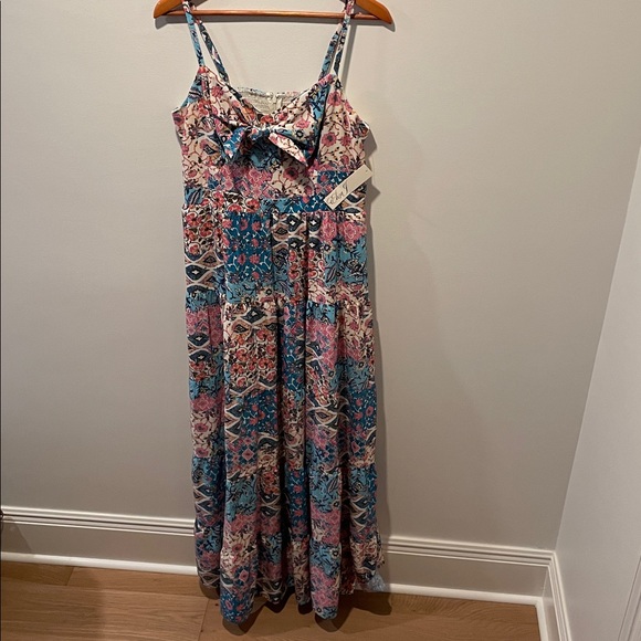 Eliza J Mixed Print Floral Tiered Maxi Dress Size 14, NWT - Picture 7 of 16